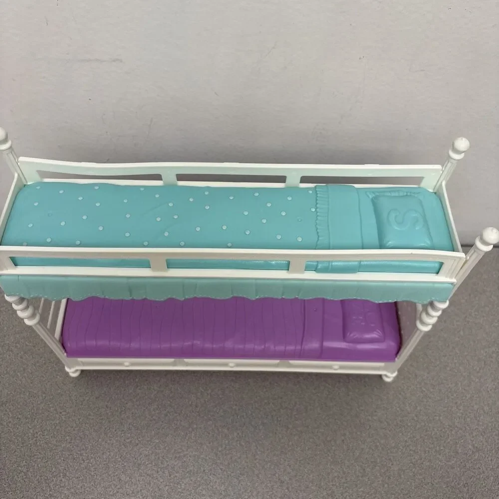Barbie Sister Skipper Stacie Doll's Sleeptime Fun Bedroom Bunk Bed Set